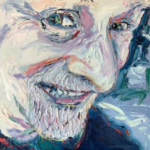 Joe Armstrong Final Oil Painting Self Portrait