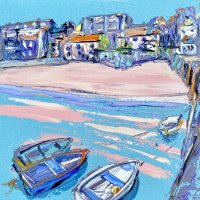 Blue Boats St Ives