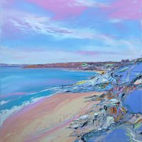 Pink Sky Over Porthleven