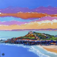 Blue & Orange Ripple